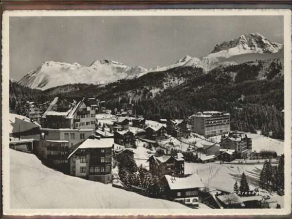 Arosa GR Teilansicht Graubünden