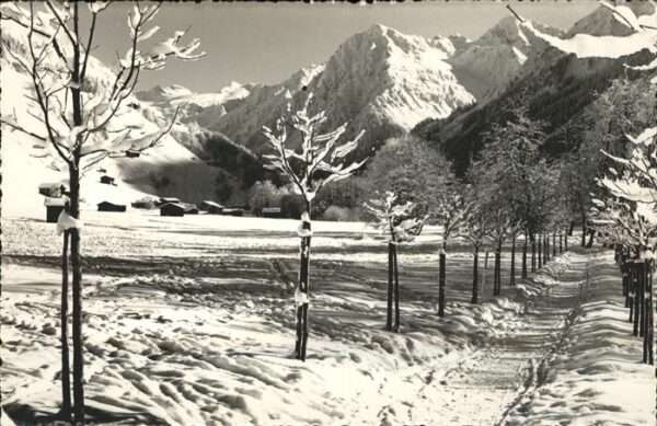 Klosters GR Diethelm Promenade und Silvretta Gruppe