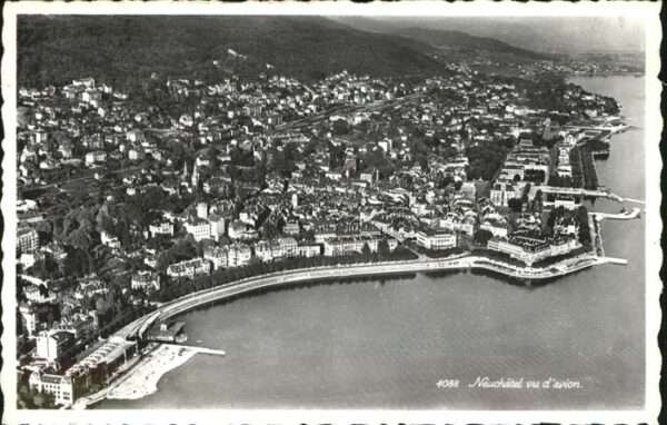 Neuchatel NE Neuchatel vue d avion