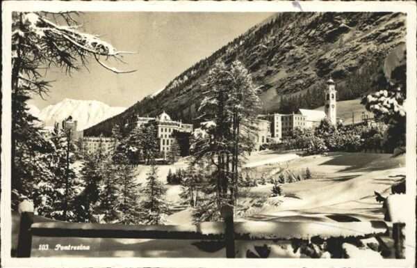 Pontresina Ortsansicht