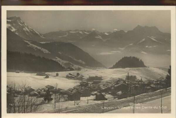 Leysin Village et les Dents du Midi