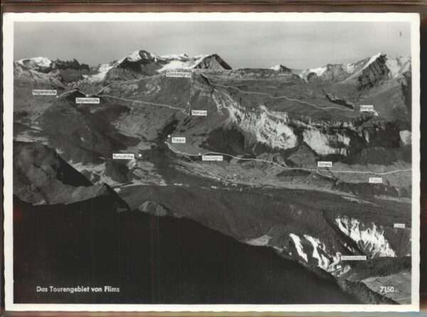 Flims Dorf Das Tourengebiet von Flims