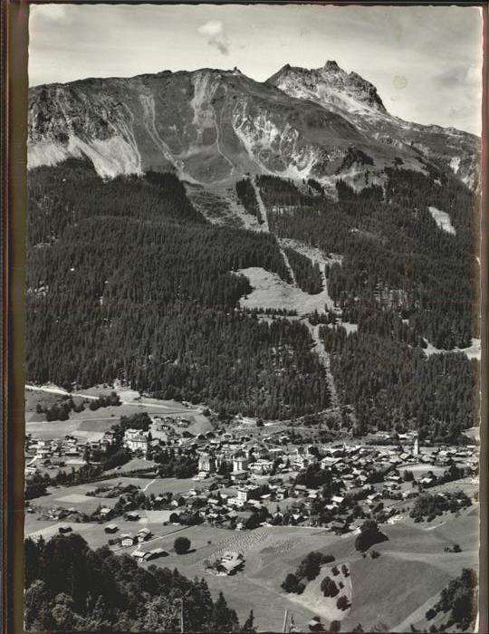 Klosters GR Blick gegen Gotschna und Casanna