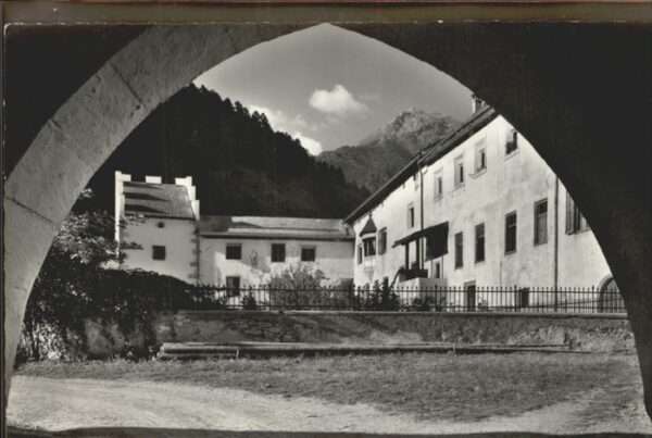 Klosters GR Kloster Münster Blick in den Hof