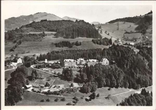 Wald ZH Sanatorium Wald _ Fliegeraufnahme