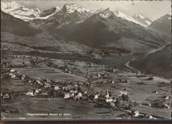 Aeschi Spiez Panorama _ Fliegeraufnahme