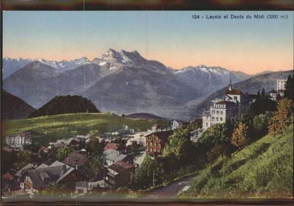 Leysin Village et Dents du Midi