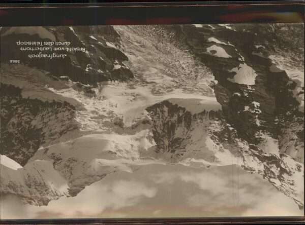 Jungfraujoch Ansicht vom Lauberhorn Berner Alpen
