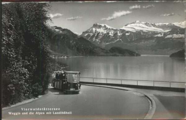Weggis Vierwaldstaettersee Vierwaldstättersee Alpen Landibähnli