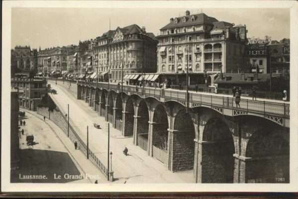 Lausanne VD Le Grand Pont
