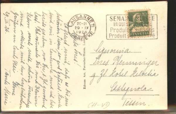 Lausanne VD Chateau et Cathedrale Lac Leman Alpes d – Bild 2