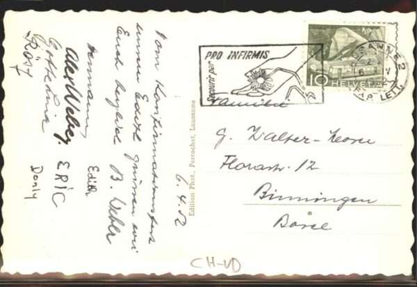 Lausanne VD Chateau cathedrale les Alpes de Savoie – Bild 2