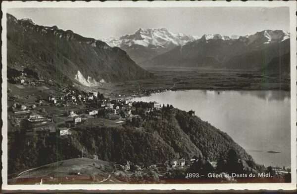 Glion Panorama Lac Leman et les Dents du Midi
