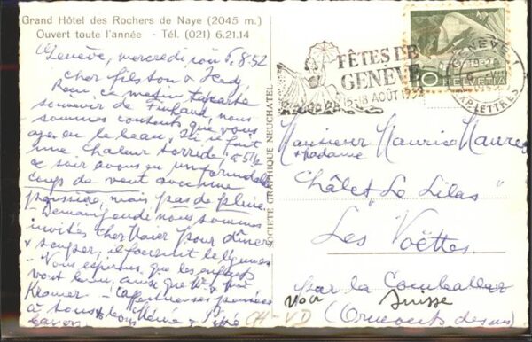 Montreux VD Rochers de Naye Zahnradbahn Bergstation – Bild 2