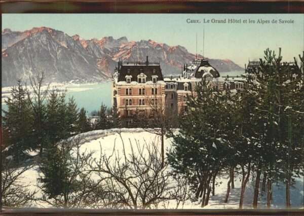 Caux VD Grand Hotel et les Alpes de Savoie Lac