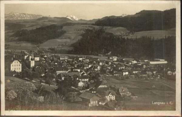 Langnau Emmental Panorama