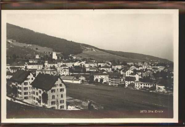 Ste Croix VD Ortsansicht Waadtländer Jura