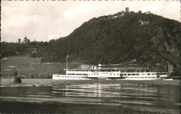 Dampfer Seitenrad Siebengebirge