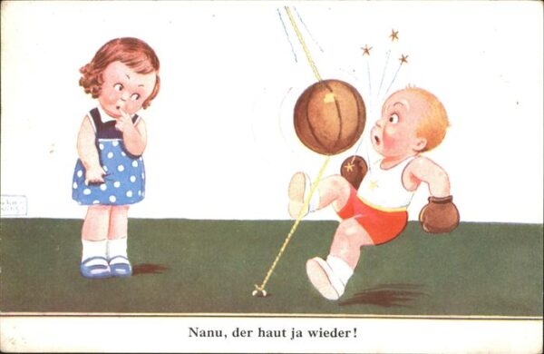 Boxen Boxing Kinder Humor