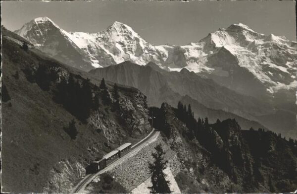 Zahnradbahn Schynige Platte Bahn Eiger Mönch Jungfr
