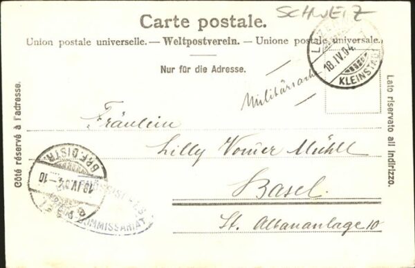 Militaria Schweiz Trompete – Bild 2