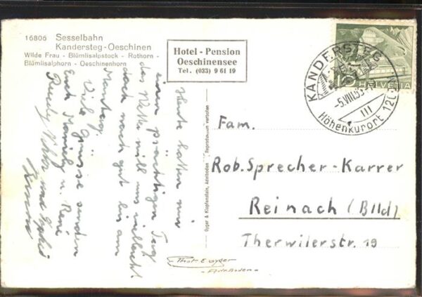 Sessellift Kandersteg Oeschinen – Bild 2