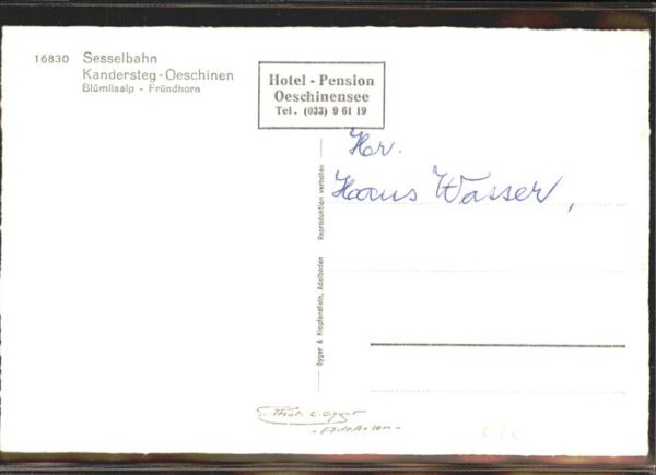 Sessellift Kandersteg Oeschinen – Bild 2