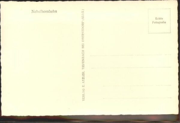 Seilbahn Nebelhornbahn – Bild 2