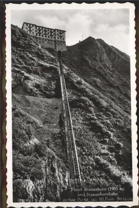 Bergbahn Stanserhornbahn Hotel Stanserhorn Kulm