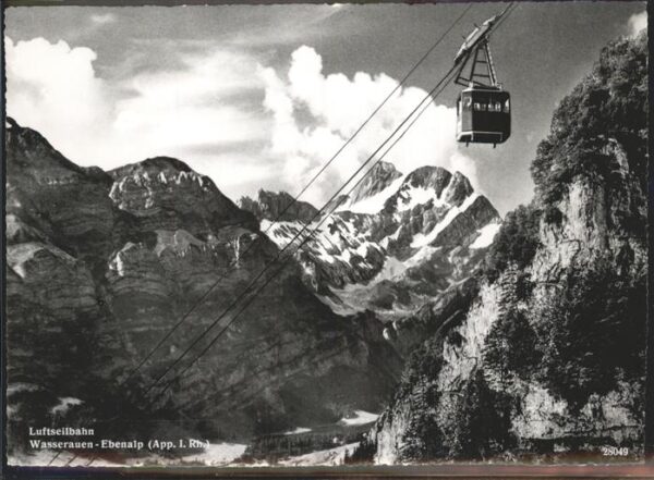 Seilbahn Wasserauen Ebenalp