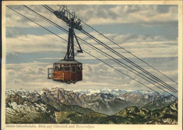 Seilbahn Säntis Glärnisch Berneralpen