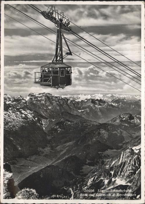 Seilbahn Säntis Glärnisch Berneralpen