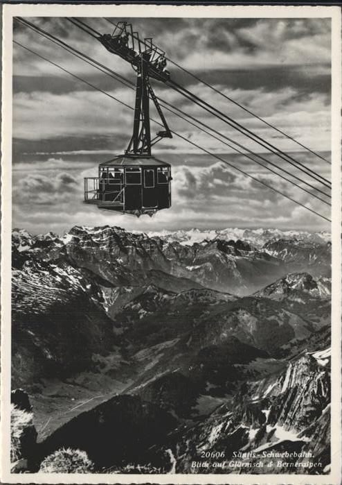 Seilbahn Säntis Glärnisch Berneralpen