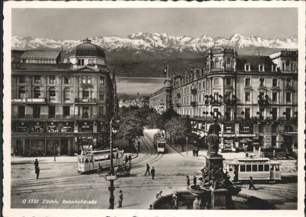 Strassenbahn Zürich Bahnhofstrasse