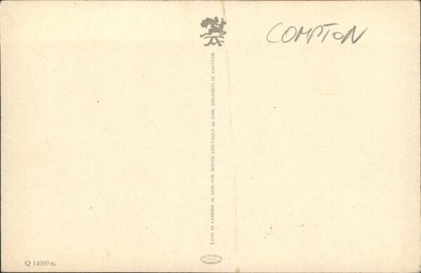 Compton E. H. Nr 14009 Bolzano Lago di Landro – Bild 2
