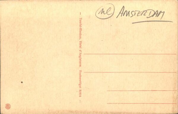 Amsterdam Niederlande Hotel Angleterre – Bild 2