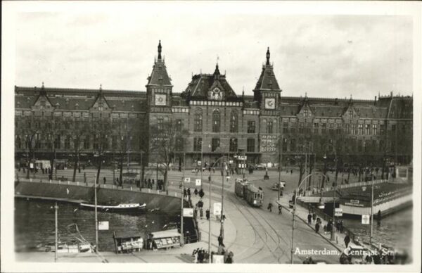 Amsterdam Niederlande Centraal Strassenbahn