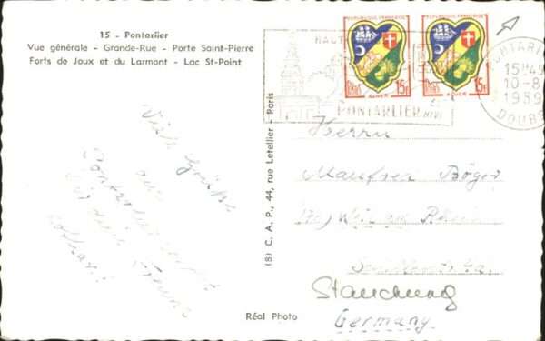 Pontarlier Doubs Vue generale Grande_Rue Porte Saint_Pie – Bild 2