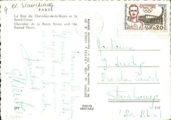 Paris Rue du Chevalier_de_la_Barre et le Sacr – Bild 2
