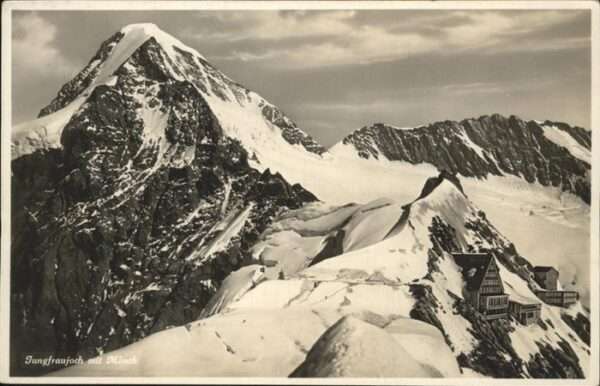 Jungfrau BE Jungfraujoch mit Mönch
