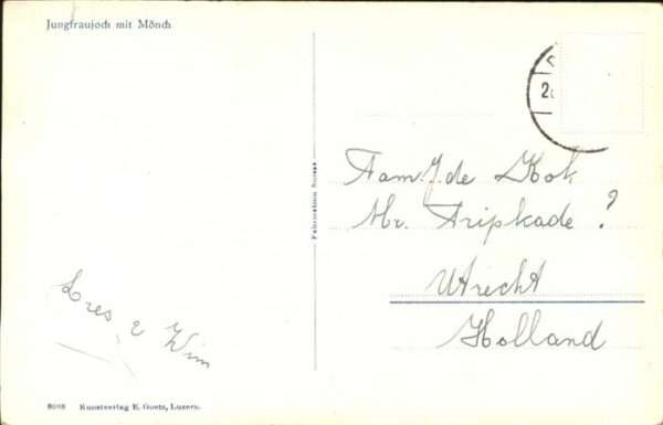 Jungfrau BE Jungfraujoch mit Mönch – Bild 2