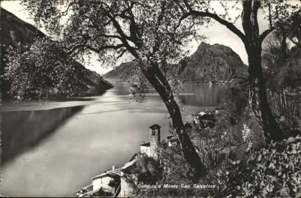 Gandria Lago di Lugano Panorama e Monte San Salvatore