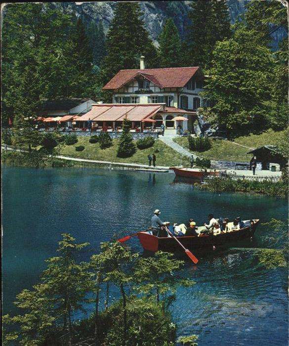 Blausee BE Bootspartie