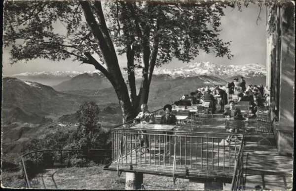 Lugano TI Terrazza dell Albergo Vetta