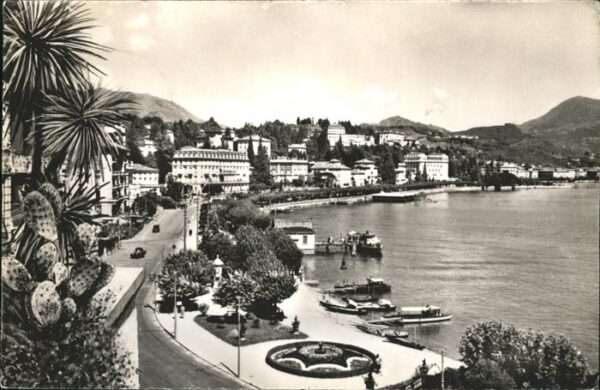 Lugano TI Partie am Hafen