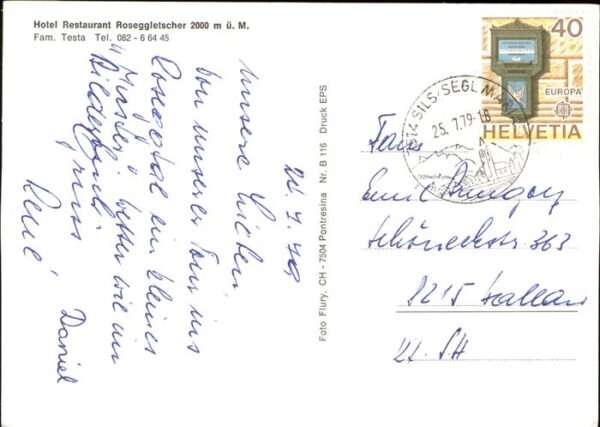 Sils Baselgia Hotel Restaurant Roseggletscher Alpenpa – Bild 2