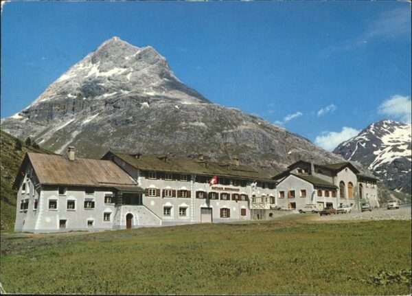 Bernina Gasthaus Pension Bernina Haus mit Piz A