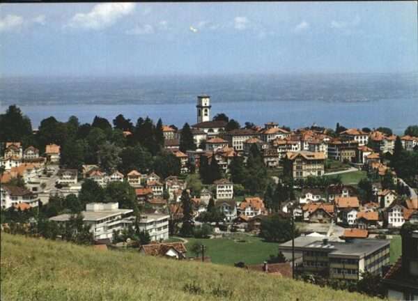 Heiden AR Ortsansicht mit Bodensee