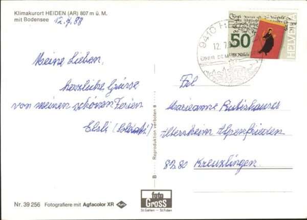 Heiden AR Ortsansicht mit Bodensee – Bild 2