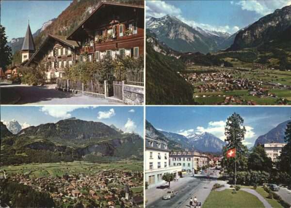 Meiringen BE Panorama und Teilansichten